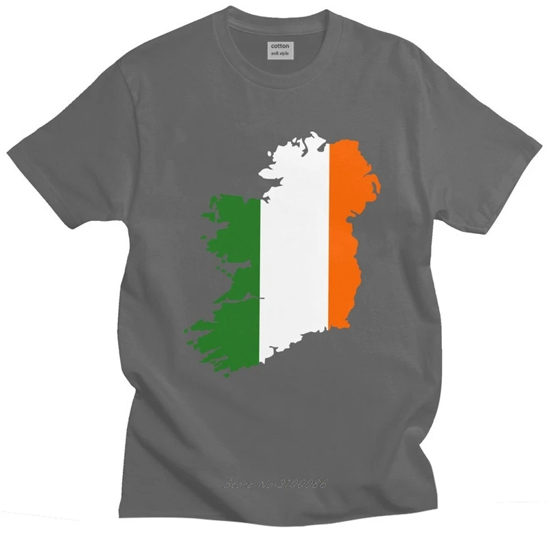 Ireland Flag Map T-shirt Ireland Flag Map T-shirt - Image 8