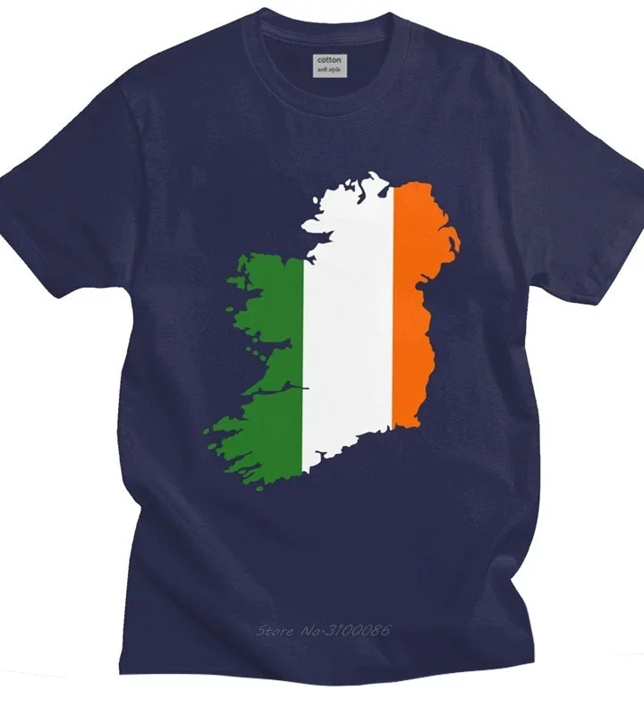 Ireland Flag Map T-shirt Ireland Flag Map T-shirt