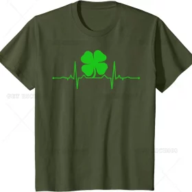 Heartbeat Irish Clover T-shirt