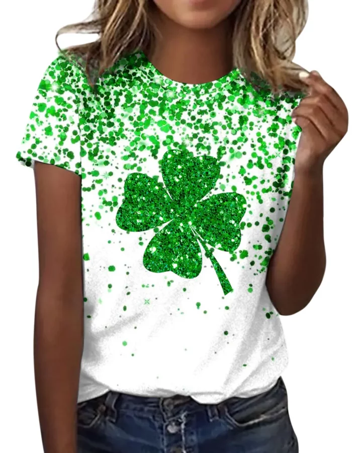 Alternative view of Ireland Trifolium T-shirt
