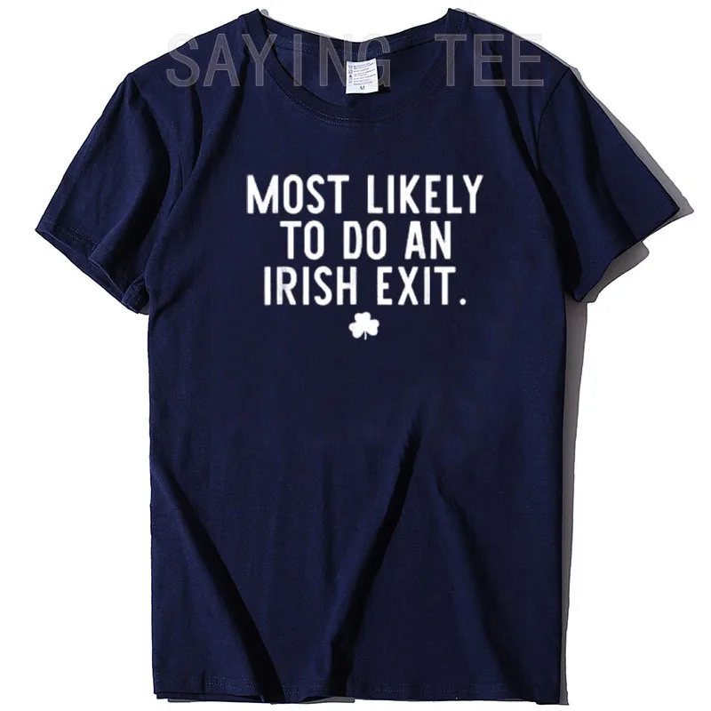 Irish Exit Humor T-shirt Irish Exit Humor T-shirt - Image 12