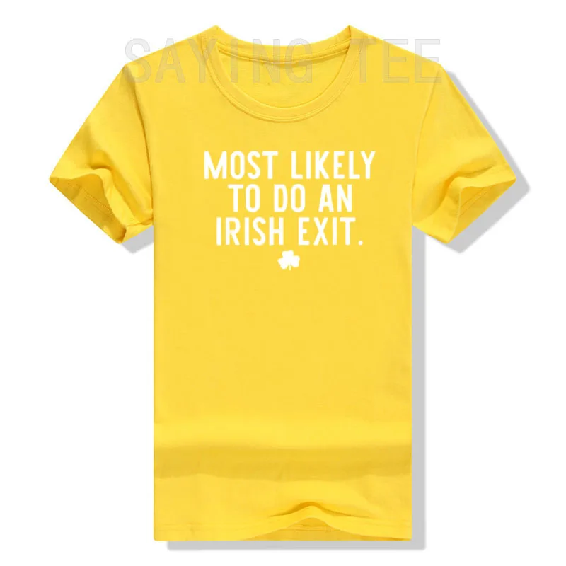 Irish Exit Humor T-shirt Irish Exit Humor T-shirt - Image 11