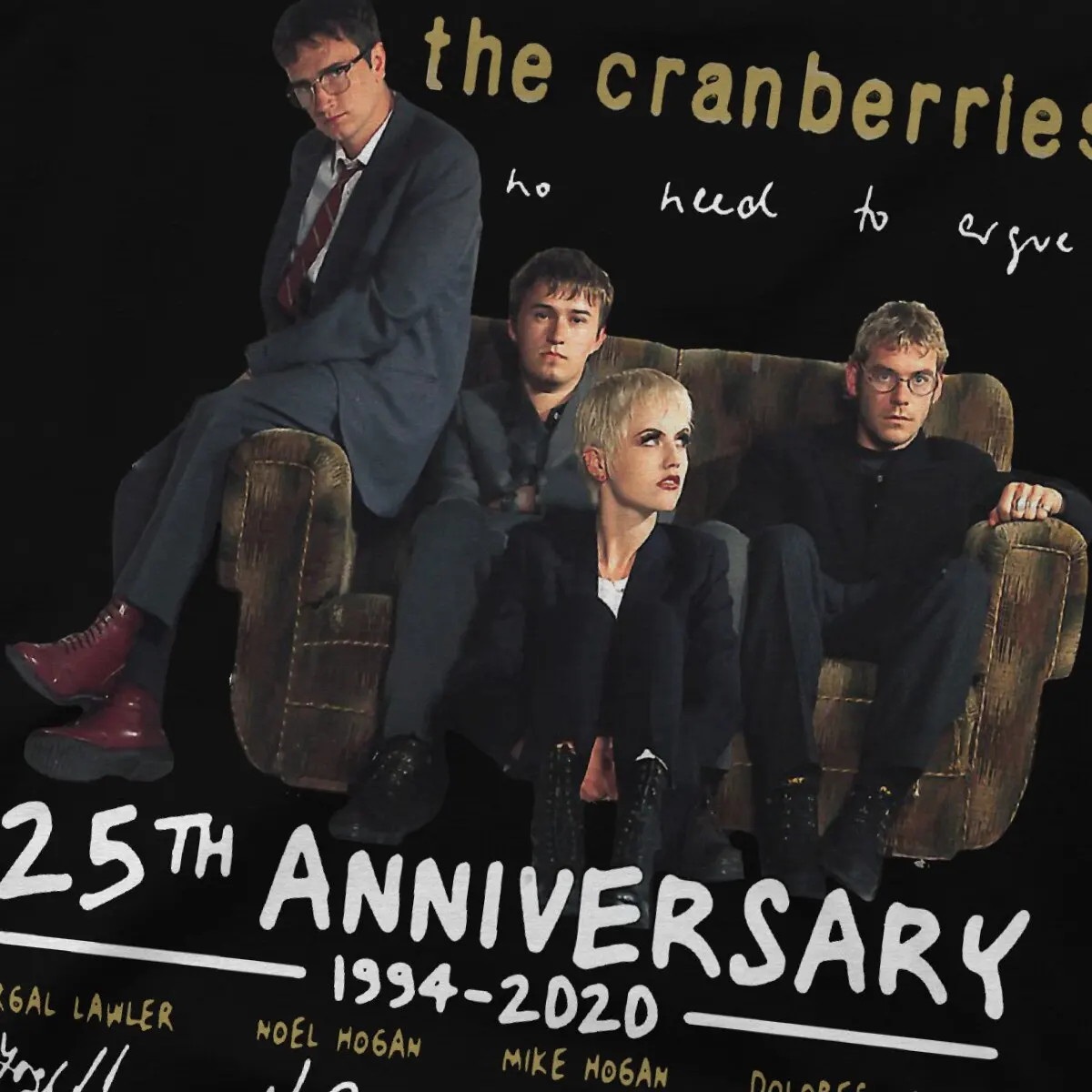 Cranberries 25th Anniversary T-shirt Cranberries 25th Anniversary T-shirt - Image 3