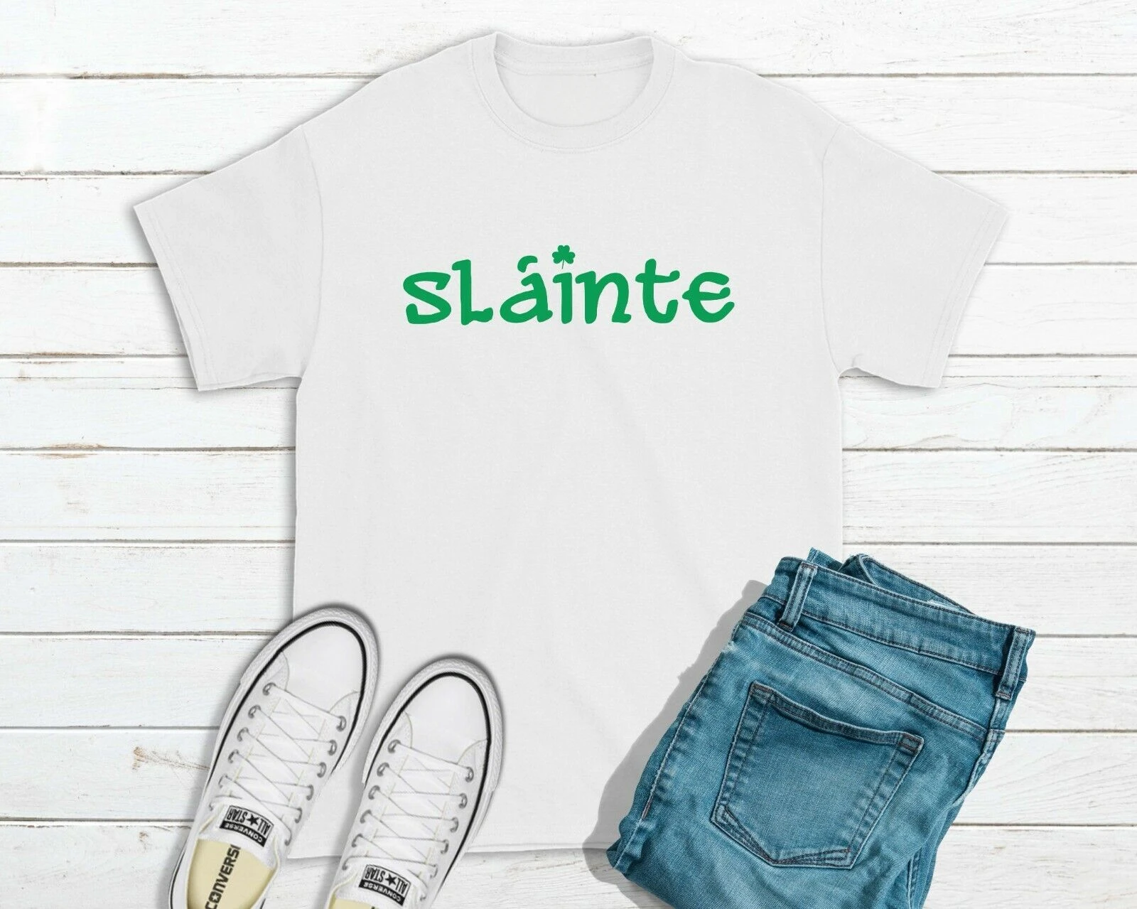 Sláinte Shamrock T-shirt Sláinte Shamrock T-shirt - Image 3