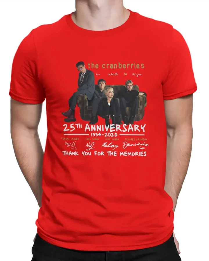 Cranberries 25th Anniversary T-shirt Cranberries 25th Anniversary T-shirt