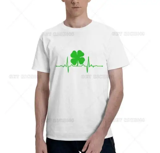 Heartbeat Irish Clover T-shirt Heartbeat Irish Clover T-shirt - Image 7