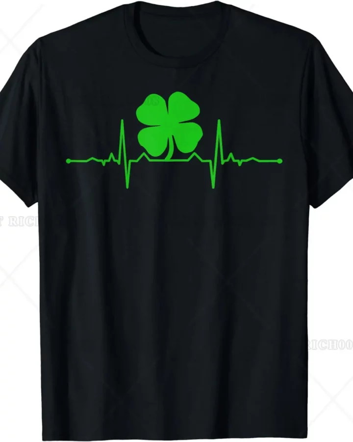 Heartbeat Irish Clover T-shirt