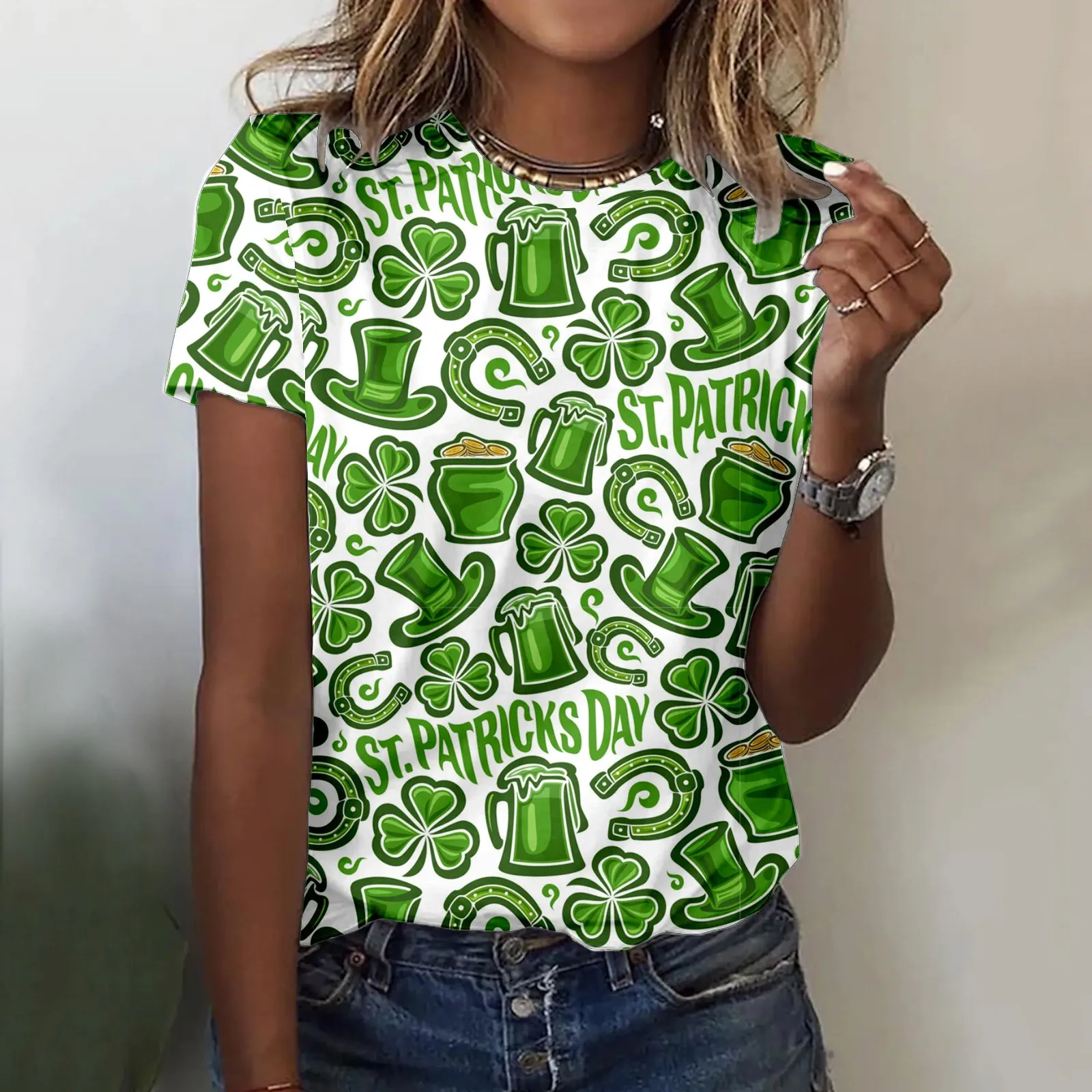 Happy St. Patrick's T-shirt Happy St. Patrick's T-shirt - Image 4