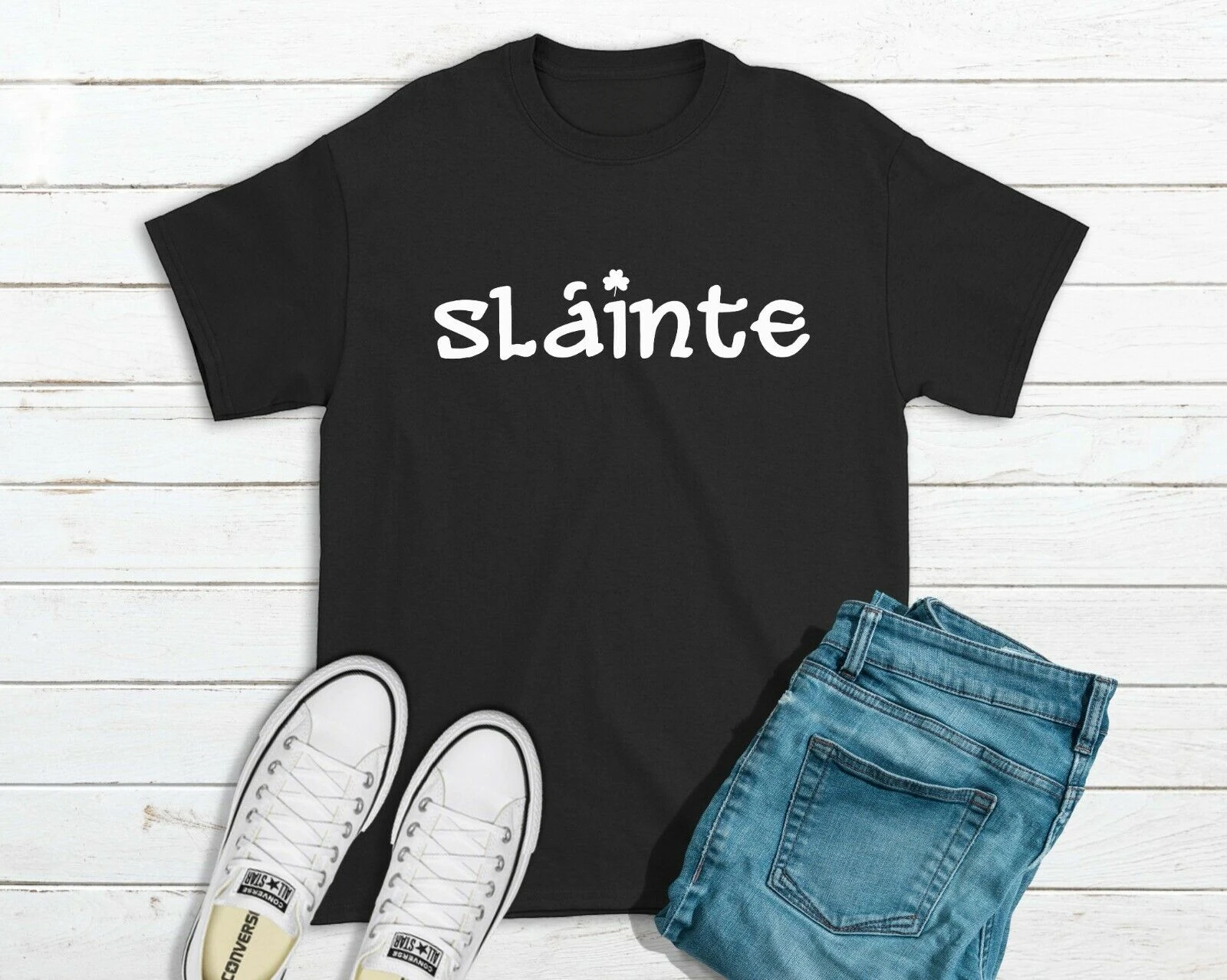 Sláinte Shamrock T-shirt Sláinte Shamrock T-shirt - Image 2