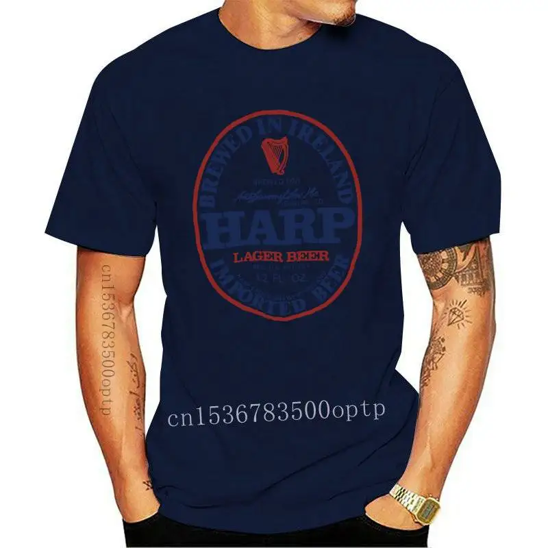 1980s Harp Lager T-shirt 1980s Harp Lager T-shirt - Image 4