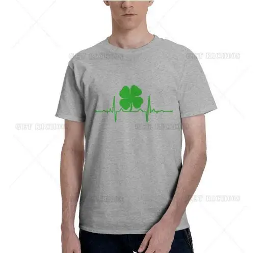 Heartbeat Irish Clover T-shirt Heartbeat Irish Clover T-shirt - Image 5