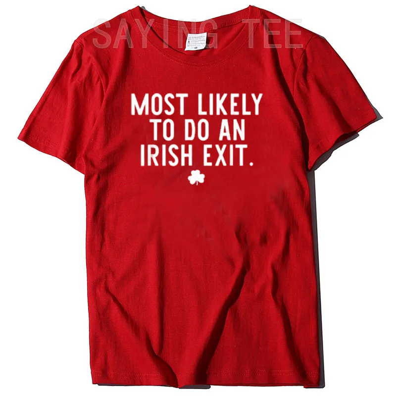 Irish Exit Humor T-shirt Irish Exit Humor T-shirt - Image 10