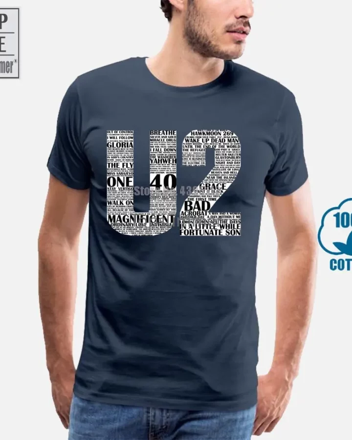 U2 Irish Rock Band T-shirt