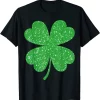 Glitter Shamrock Day T-shirt