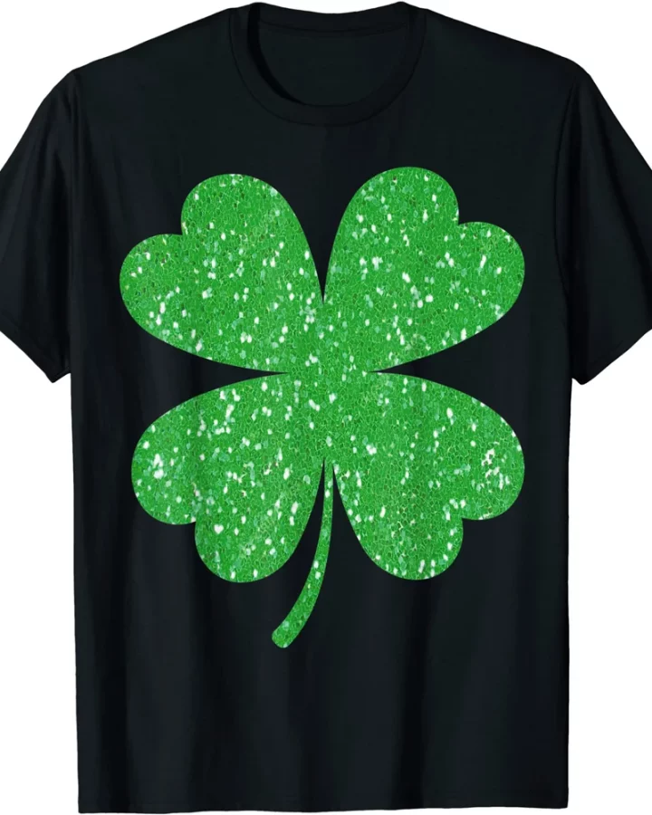 Glitter Shamrock Day T-shirt