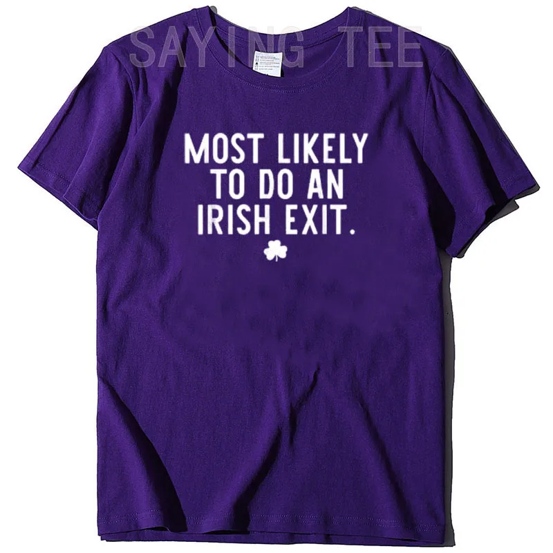 Irish Exit Humor T-shirt Irish Exit Humor T-shirt - Image 9