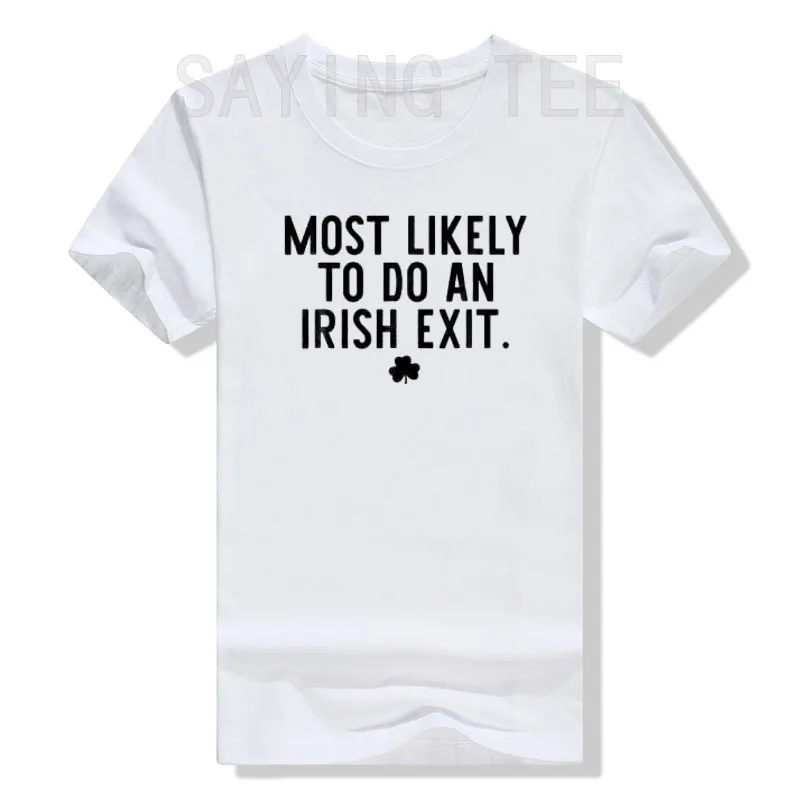 Irish Exit Humor T-shirt Irish Exit Humor T-shirt - Image 4