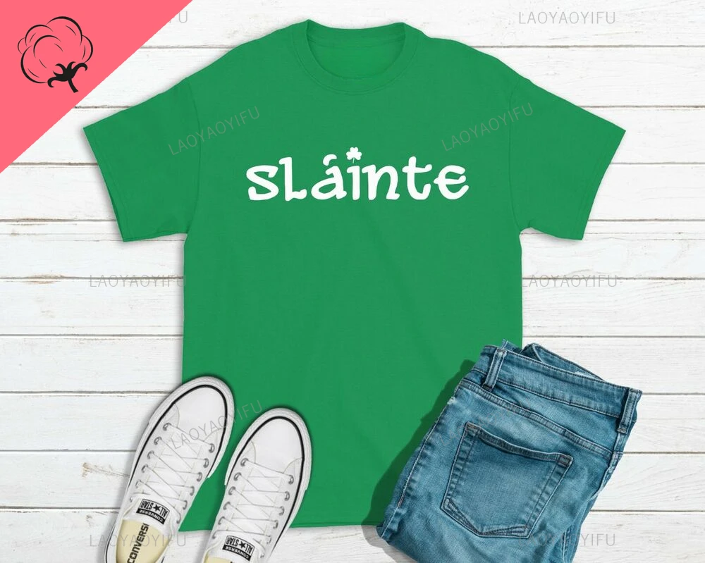 Sláinte Shamrock T-shirt Sláinte Shamrock T-shirt - Image 4
