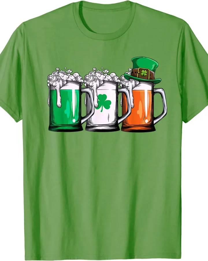 Irish Beer Flag T-shirt Irish Beer Flag T-shirt