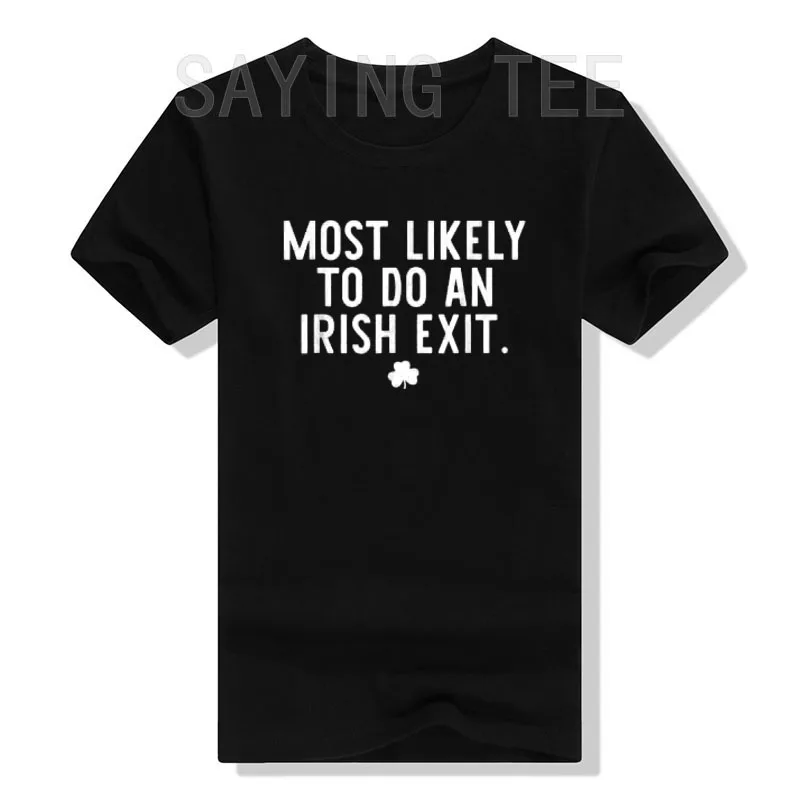 Irish Exit Humor T-shirt Irish Exit Humor T-shirt - Image 2