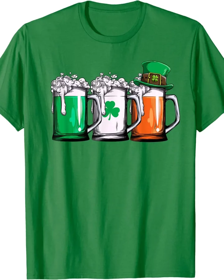 Irish Beer Flag T-shirt Irish Beer Flag T-shirt