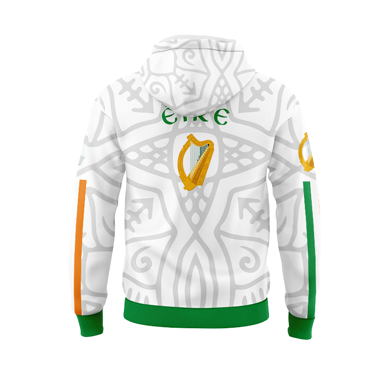 Celtic Cross And Irish Harp 1916 Easter Rising Hoodie 1916 Commemoration Hoodie