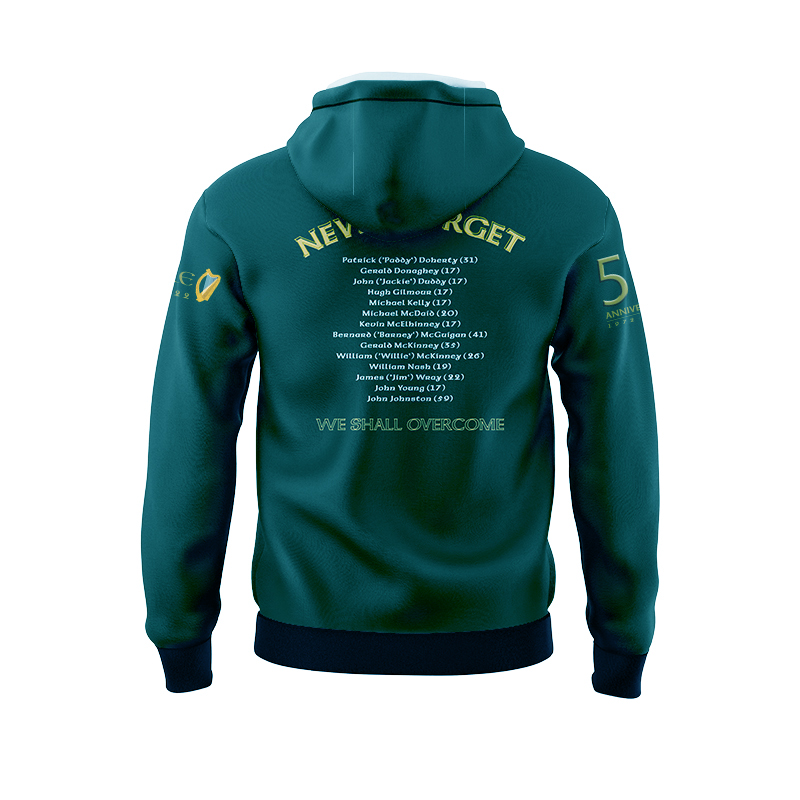 Derry Bloody 2022 Sunday 50th Anniversary Hoodie 1916 Commemoration Hoodie