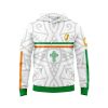 Celtic Cross And Irish Harp 1916 Easter Rising Hoodie