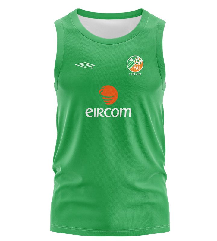 Republic of Ireland 2001 Sleeveless jersey