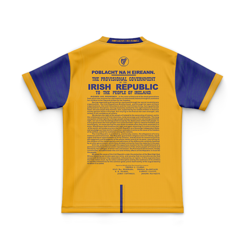 1916 Kids Commemorative Jersey Irish 1916 Kids Short Sleeve Jersey