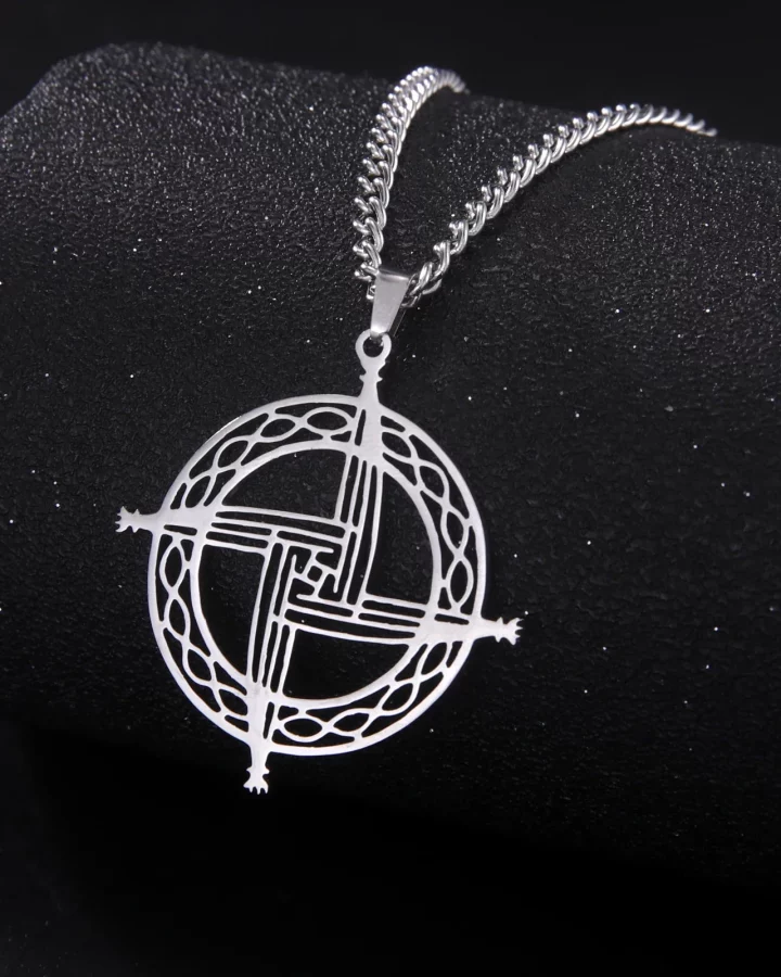 Alternative view of St. Brigids Cross Necklace