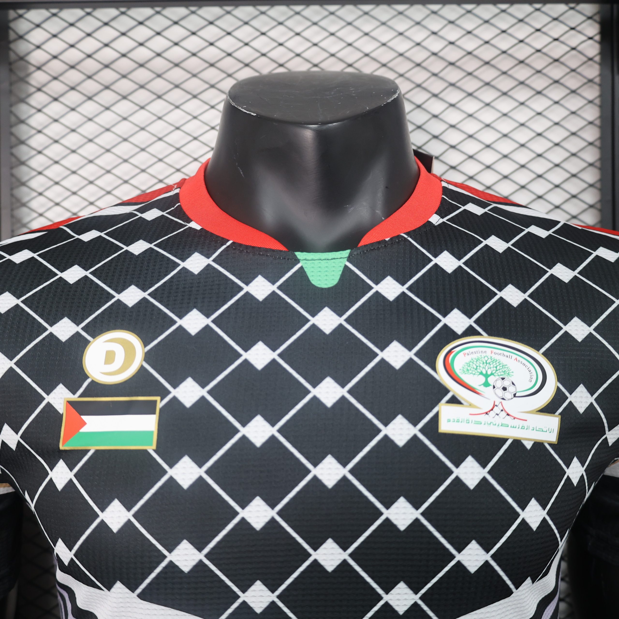 Palestinian Football Federation Special Edition 2023-2024 Jersey - Black Palestinian Football Federation Special Edition 2023-2024 Jersey – Black