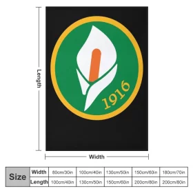 Easter Rising – 1916 Lily Throw Blanket