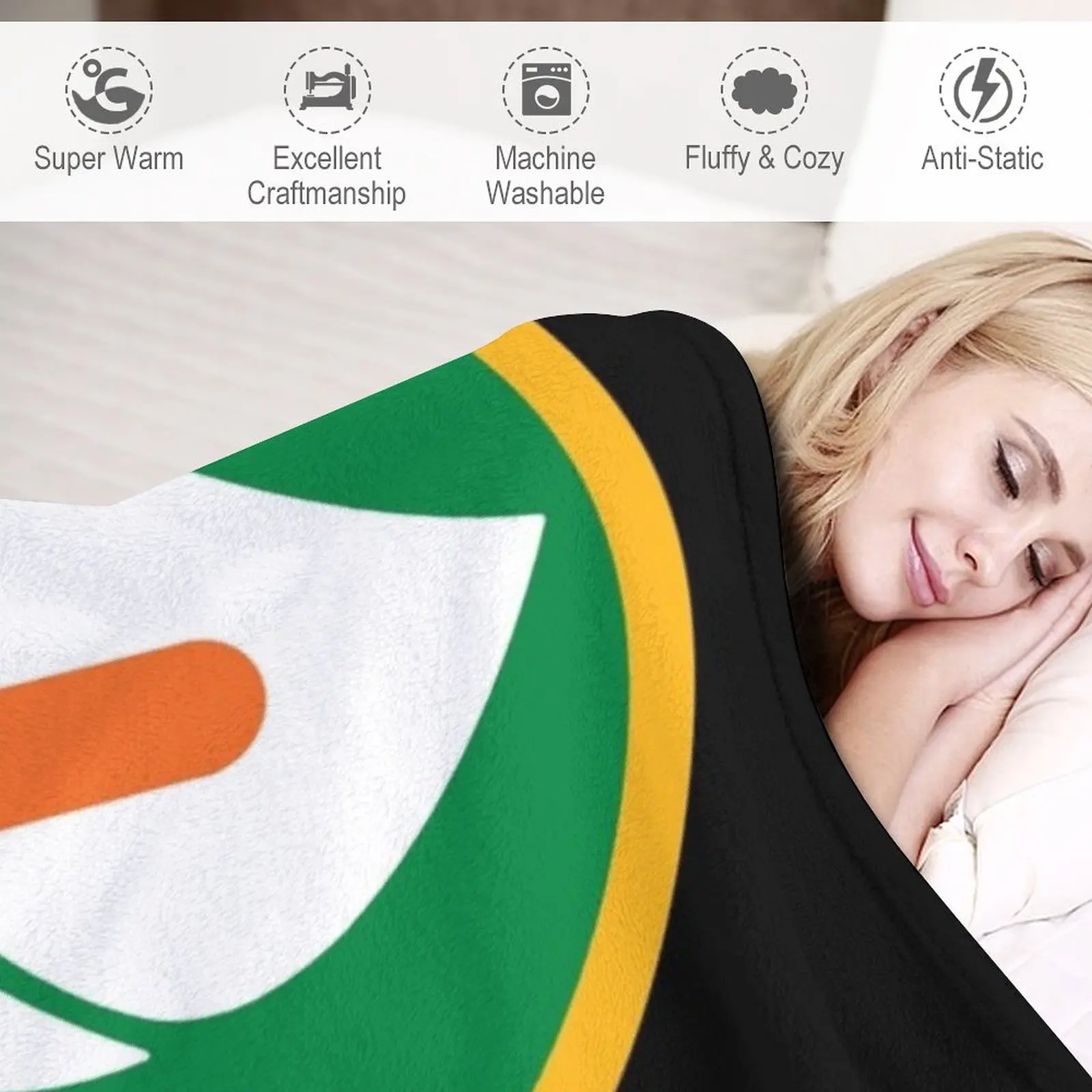Easter Rising - 1916 Lily Throw Blanket Easter Rising - 1916 Lily Throw Blanket - Image 4