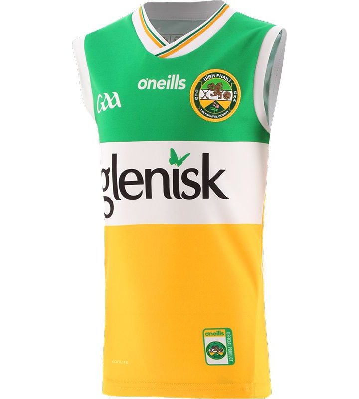 Offaly Stripe Home 2024 Sleeveless Jersey