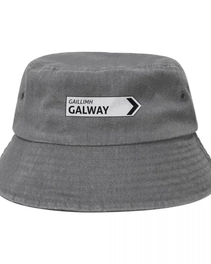 Galway Irish Sign Post Bucket Hat Galway Irish Sign Post Bucket Hat
