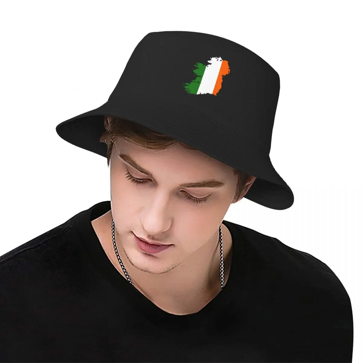 Ireland Flag Map Bucket Hat Ireland Flag Map Bucket Hat - Image 5