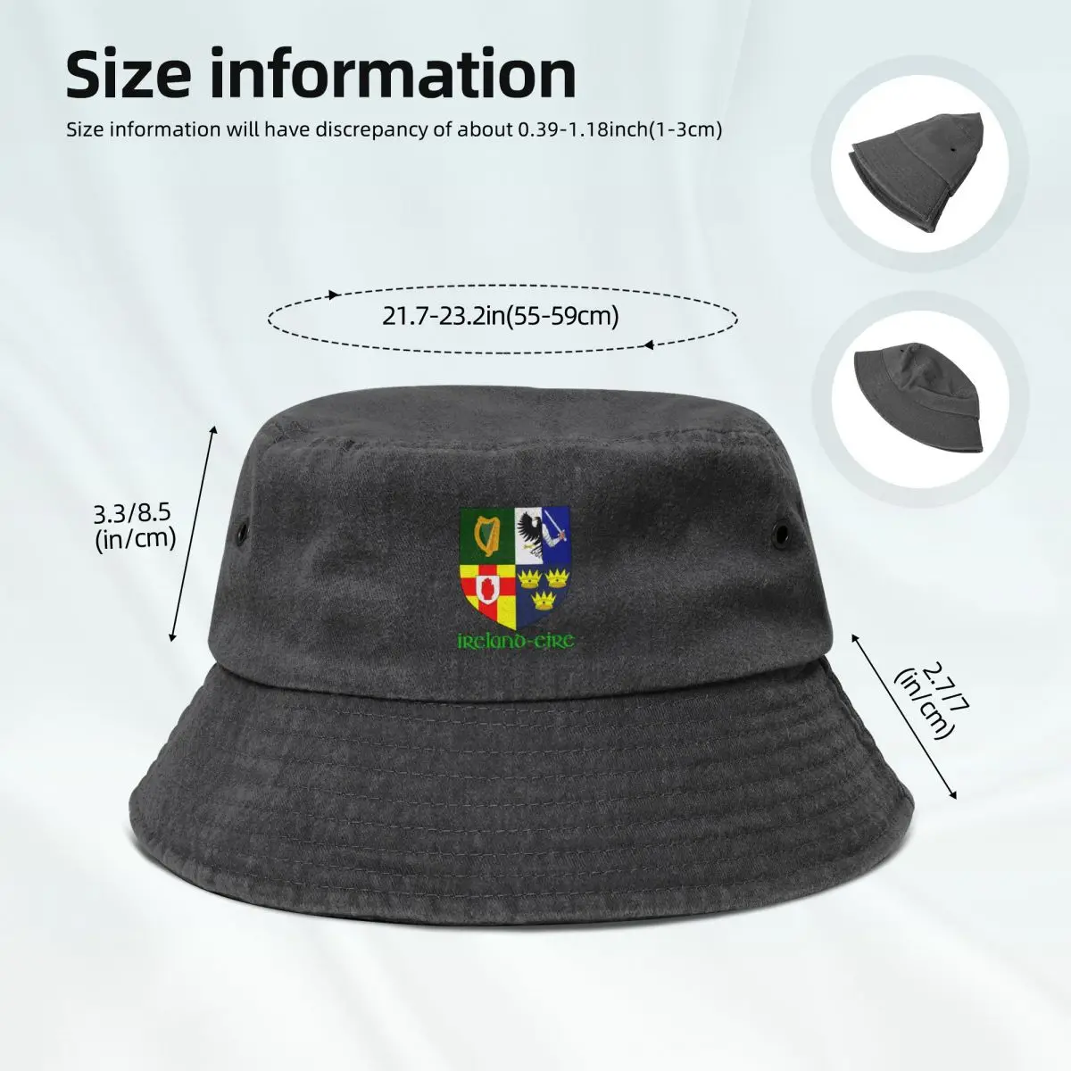 4 Provinces of Ireland Crest - Bucket Hat 4 Provinces of Ireland Crest - Bucket Hat - Image 3