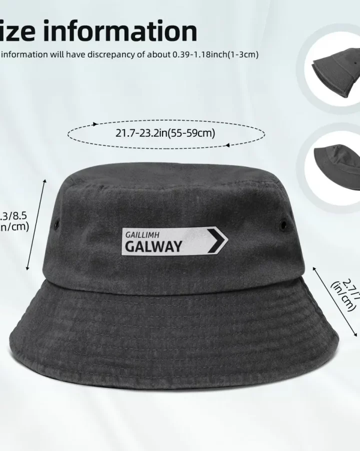 Galway Irish Sign Post Bucket Hat Galway Irish Sign Post Bucket Hat