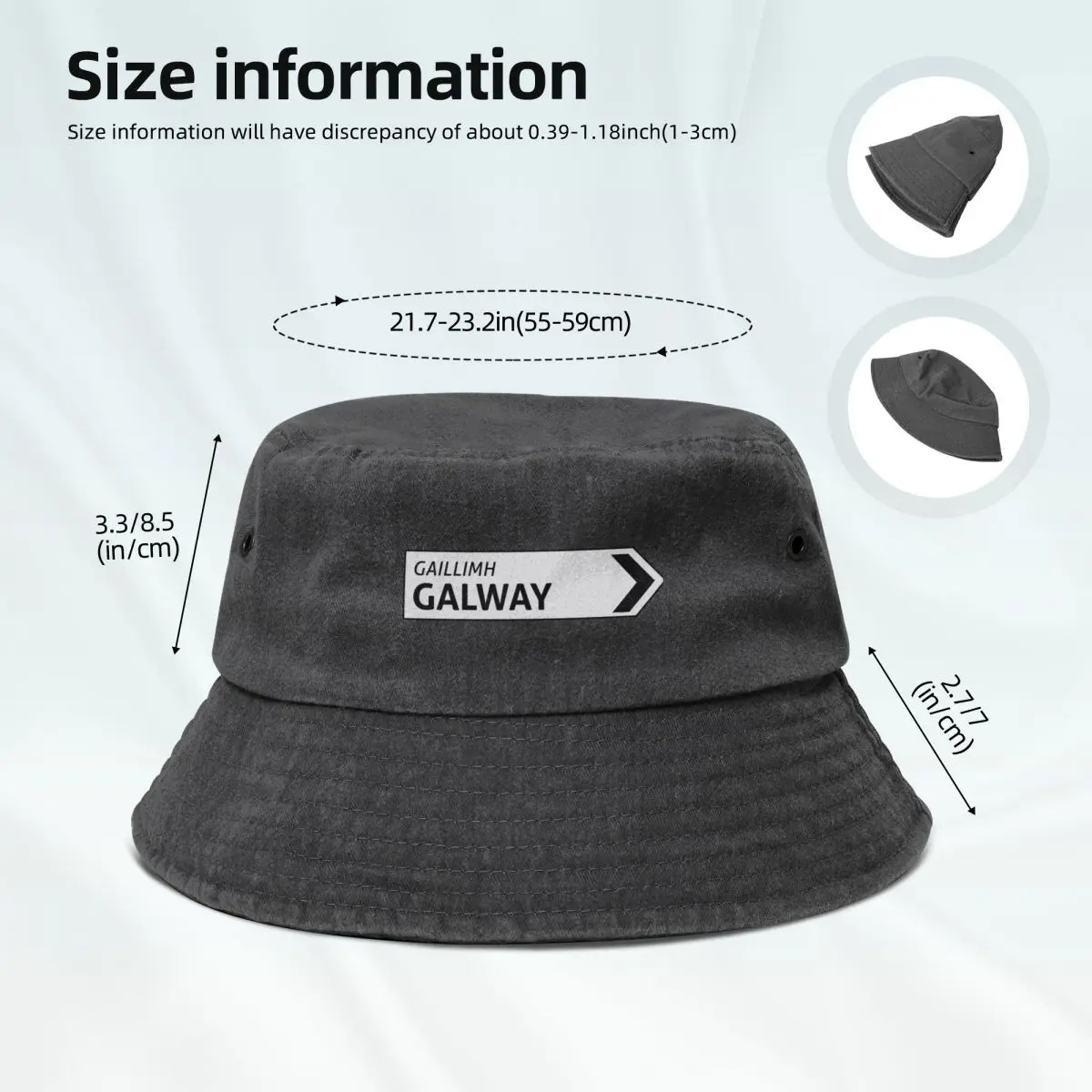 Galway Irish Sign Post Bucket Hat Galway Irish Sign Post Bucket Hat - Image 3