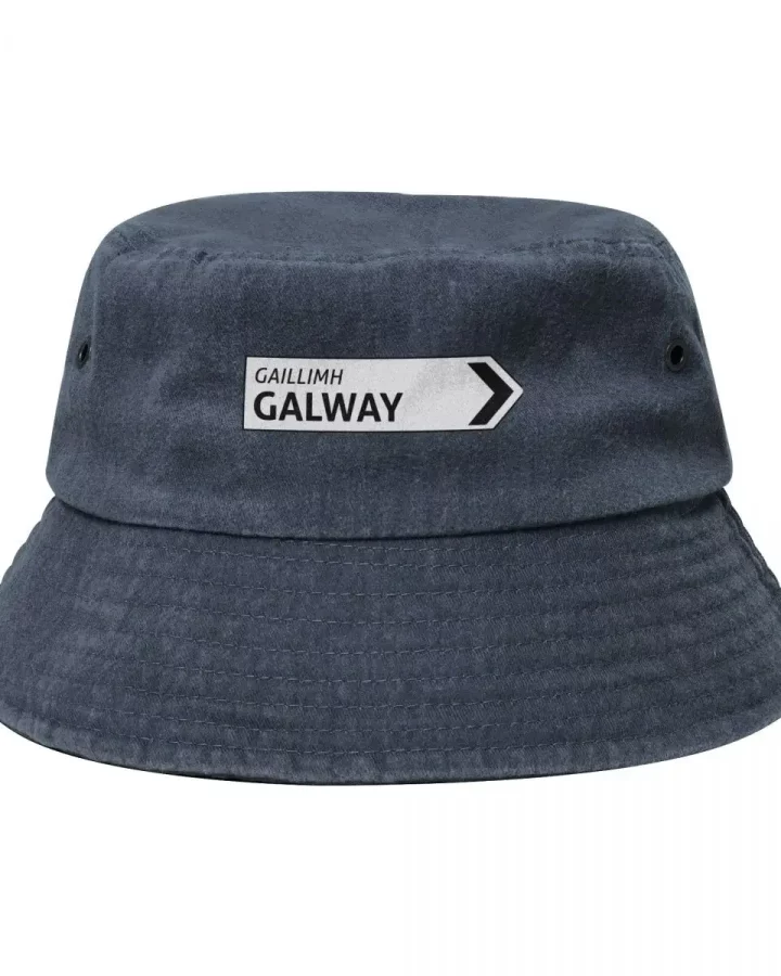 Galway Irish Sign Post Bucket Hat Galway Irish Sign Post Bucket Hat