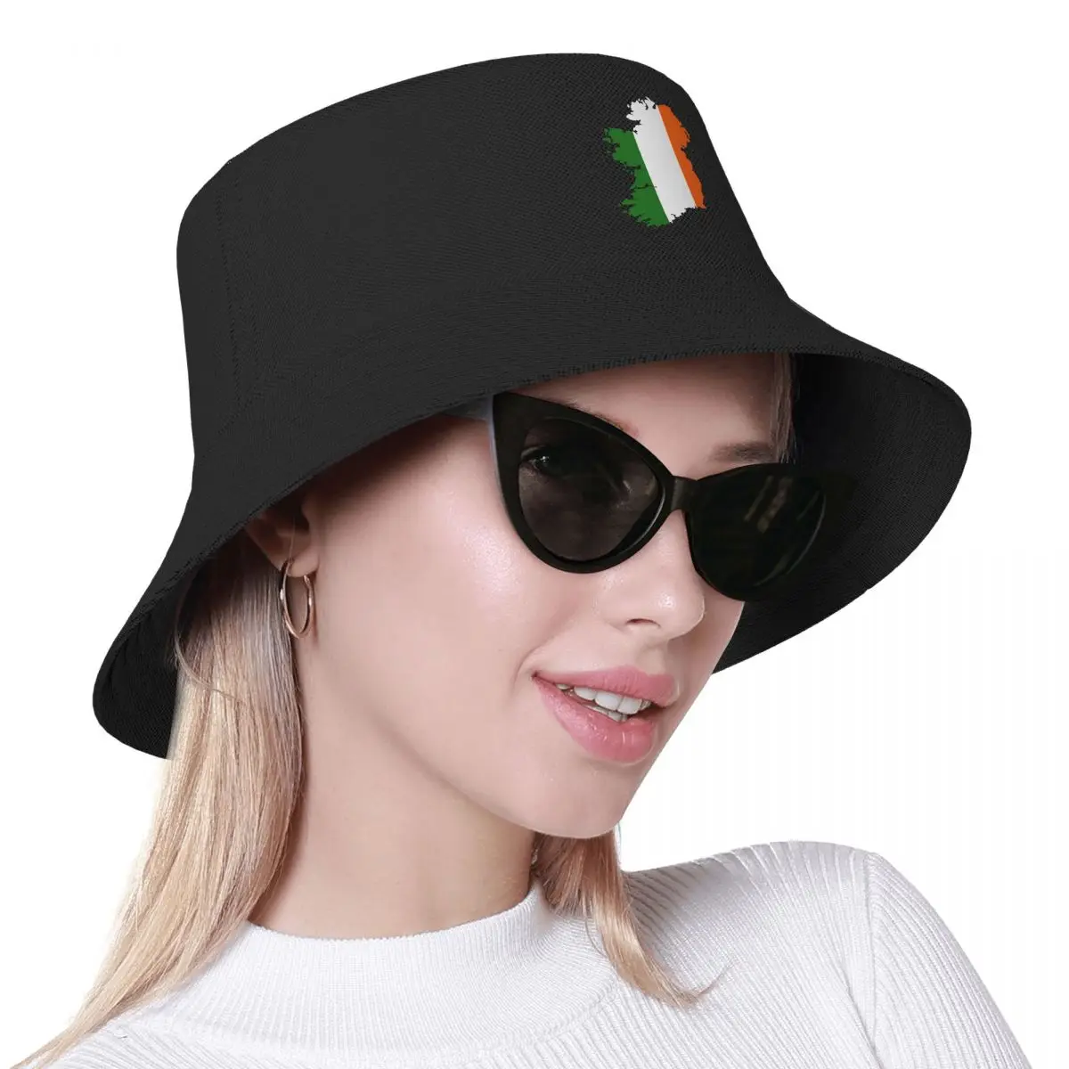 Ireland Flag Map Bucket Hat Ireland Flag Map Bucket Hat - Image 6