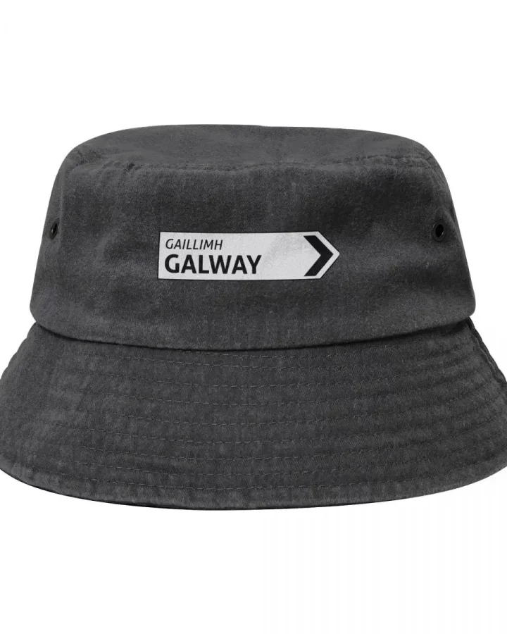 Galway Irish Sign Post Bucket Hat