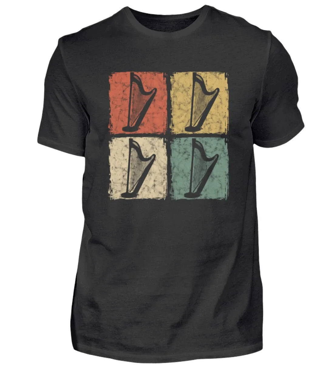 Vintage Four Harp Irish Music T-Shirt Vintage Four Harp Irish Music T-Shirt