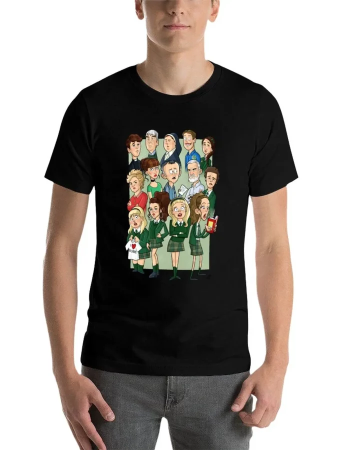 Derry Girls Cartoon Cast T-Shirt