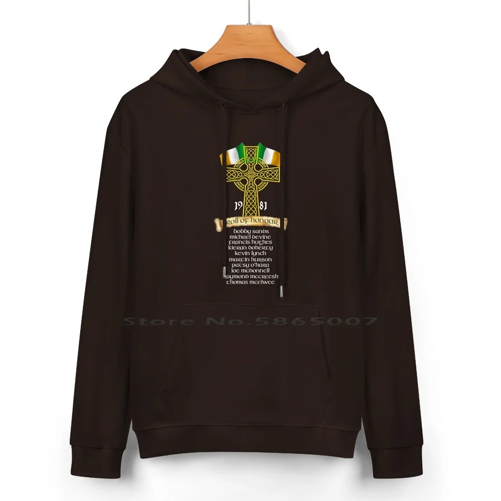 Irish Hunger Strikers Tribute Hoodie 1981 Roll of Honour Irish Hunger Strikers Tribute Hoodie 1981 Roll of Honour - Image 2