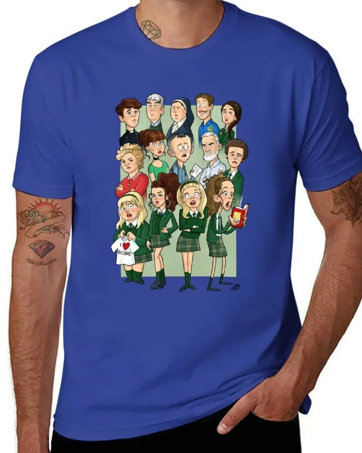 Derry Girls Cartoon Cast T-Shirt