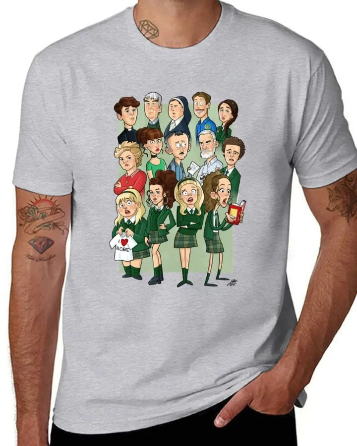 Derry Girls Cartoon Cast T-Shirt