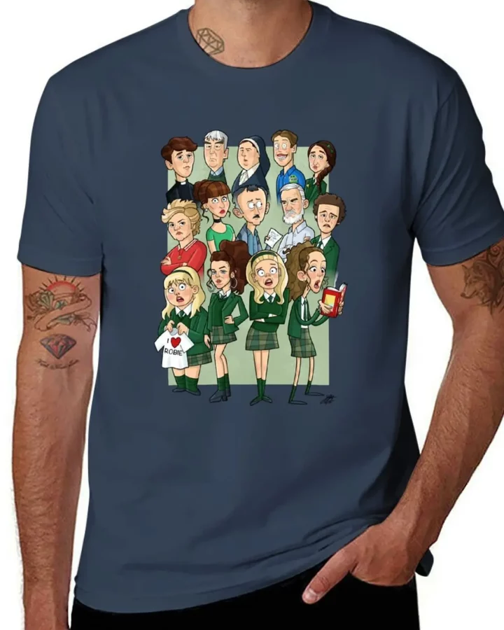 Derry Girls Cartoon Cast T-Shirt