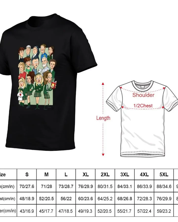 Derry Girls Cartoon Cast T-Shirt